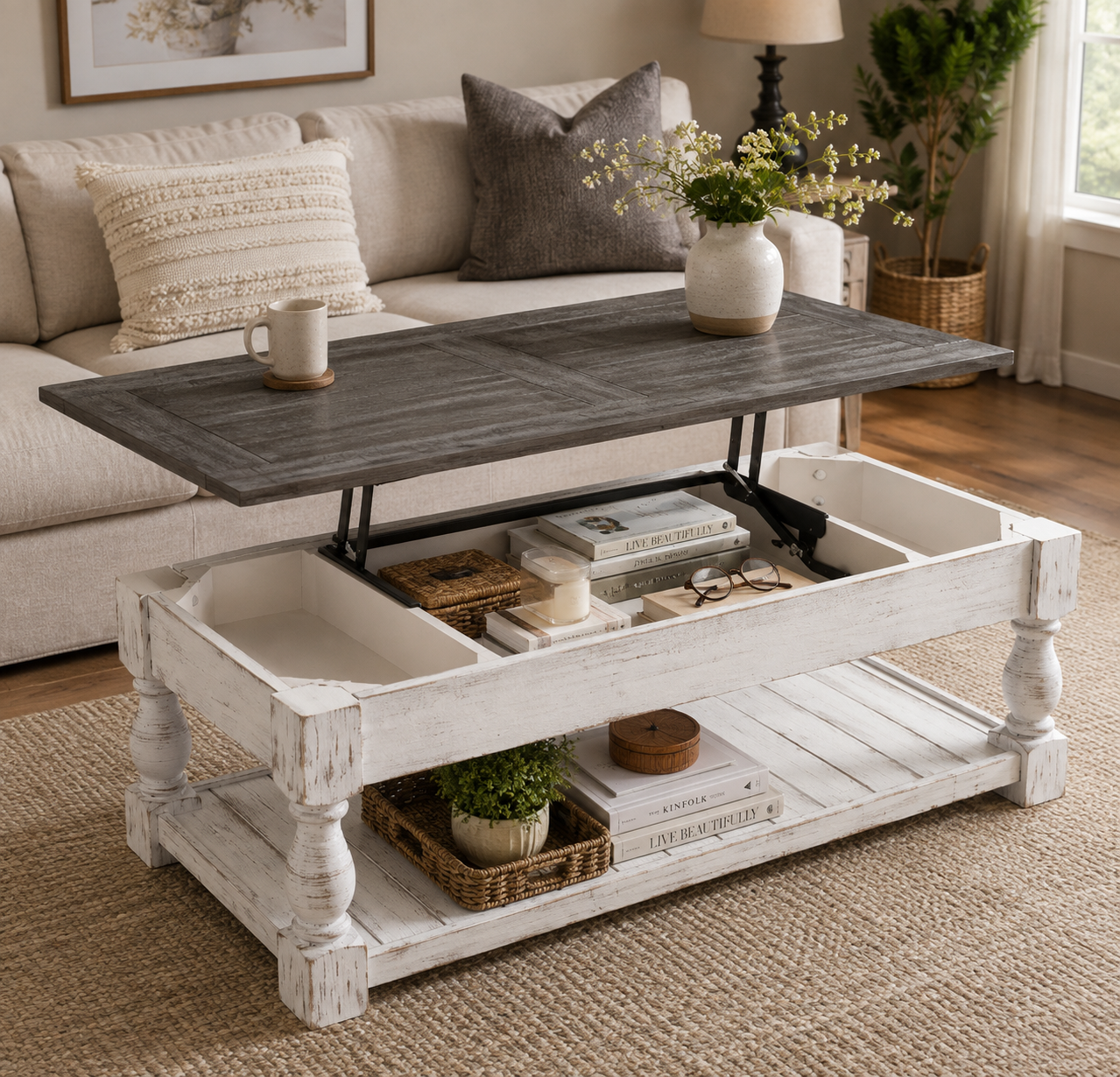 The Sawyer Lift-Top Coffee Table