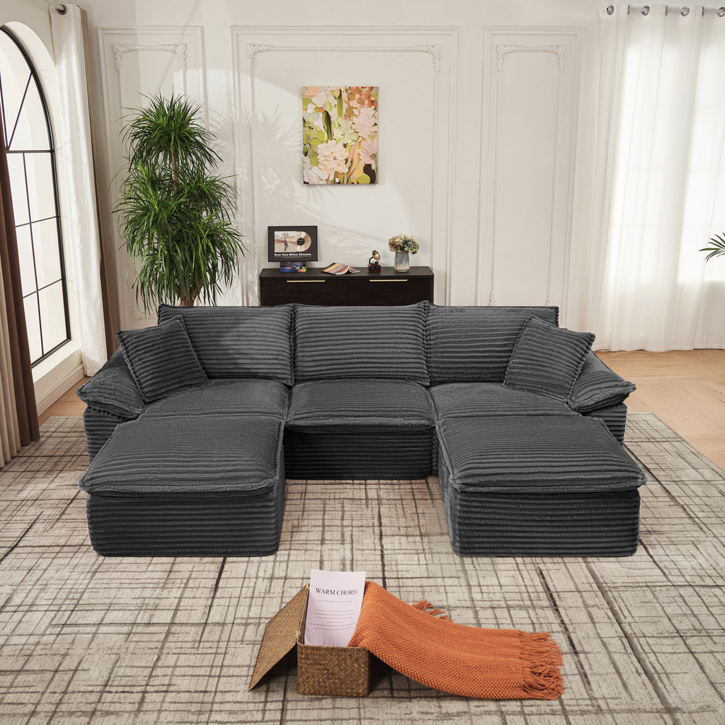 The Hudson 5-Piece Modular Cloud Sectional
