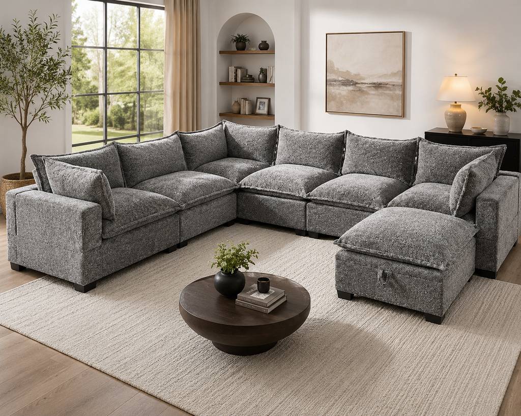 The Parker 7-Seat Modular Sectional